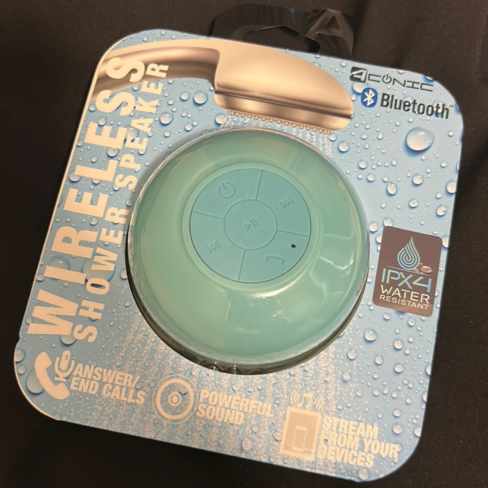Wireless shower speaker